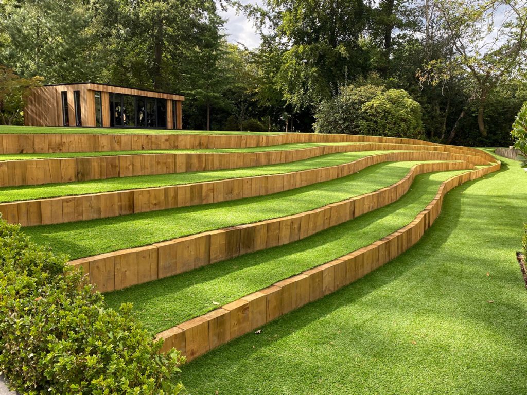 Garden Design Ideas Using Sleepers