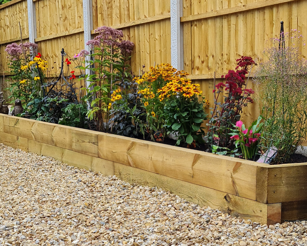 Sleeper sales garden edging